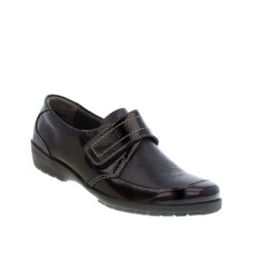 Γυναικεία Μοκασίνια Δερμάτινα με Velcro (8010T)