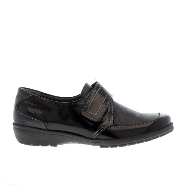 Γυναικεία Μοκασίνια Δερμάτινα με Velcro (8010T)