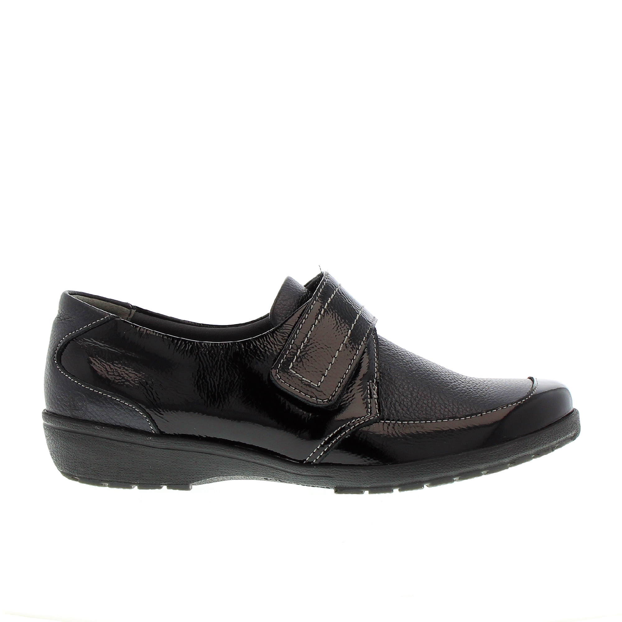 Γυναικεία Μοκασίνια Δερμάτινα με Velcro (8010T)