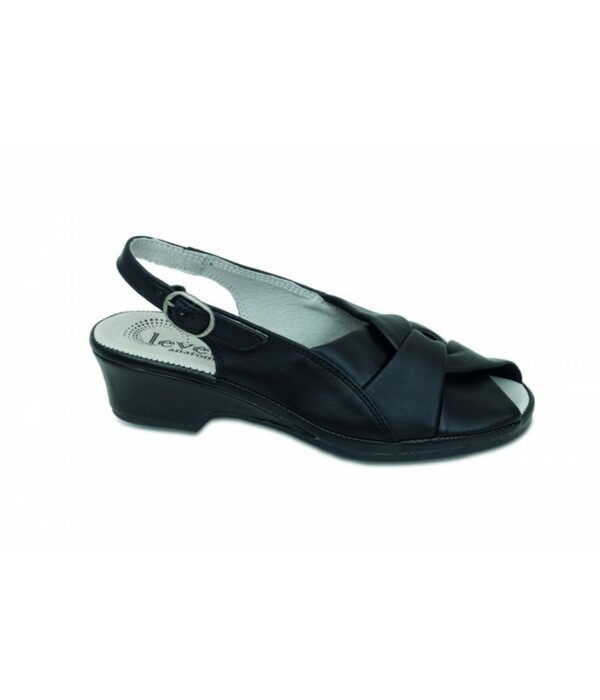 Γυναικείο Πέδιλο Δερμάτινο Peep Toe (2153)