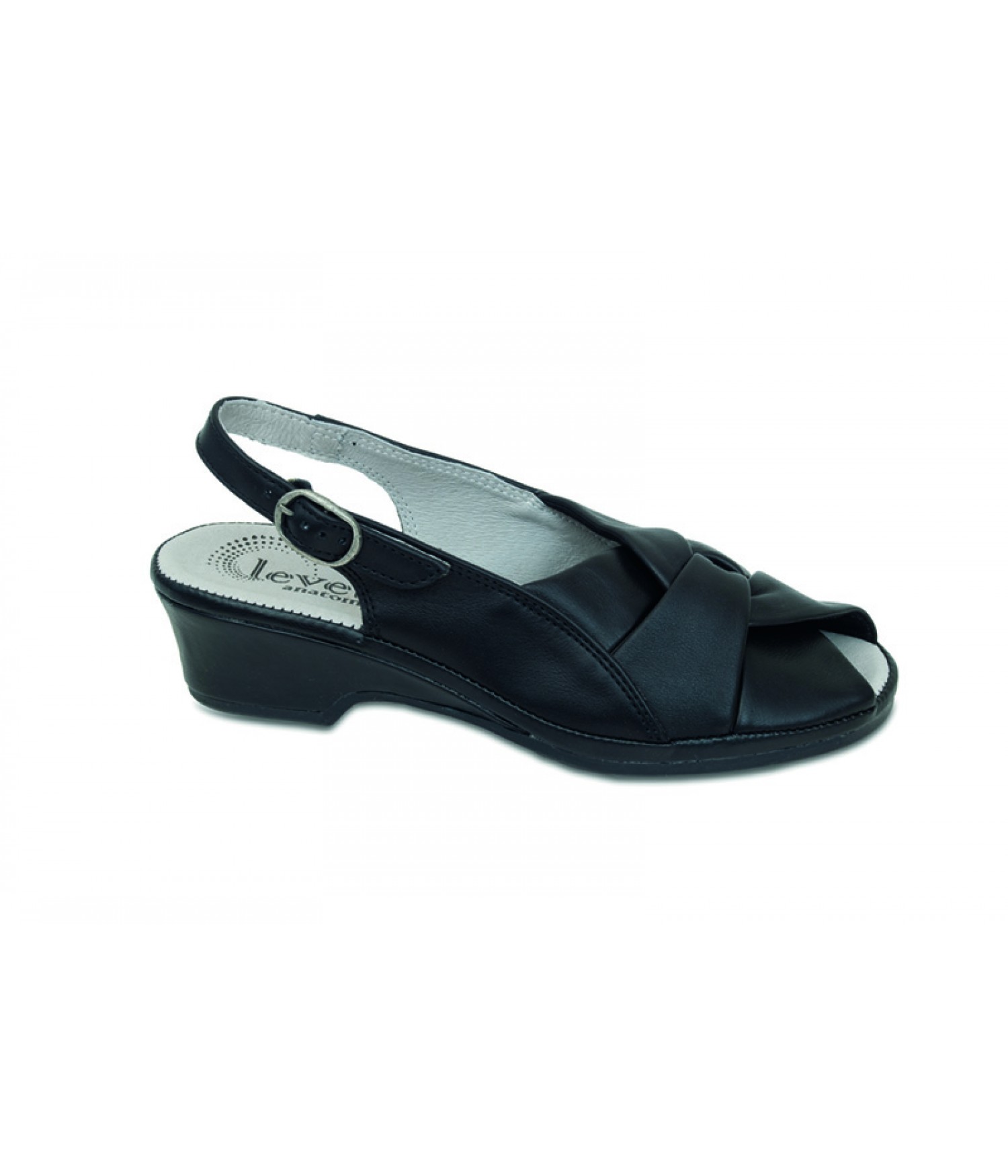 Γυναικείο Πέδιλο Δερμάτινο Peep Toe (2153)